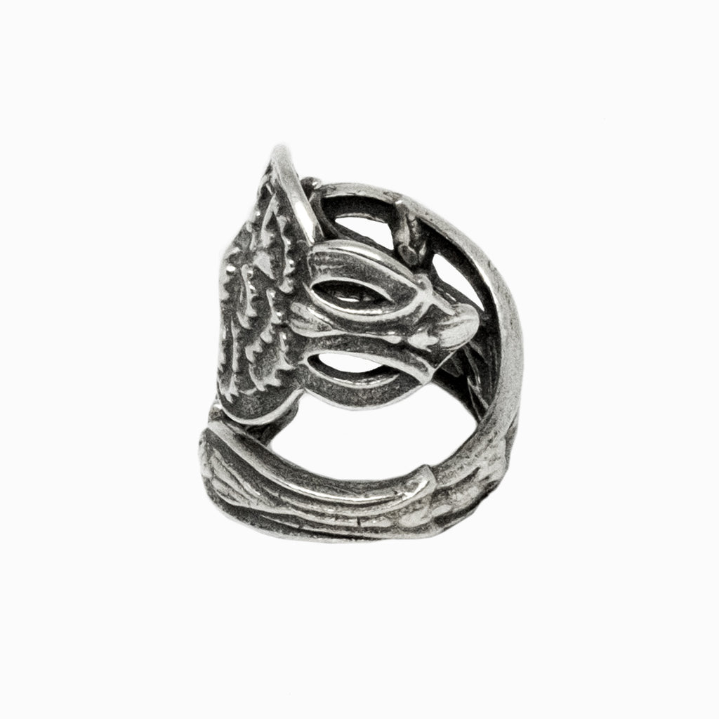 January Carnation Spoon Ring