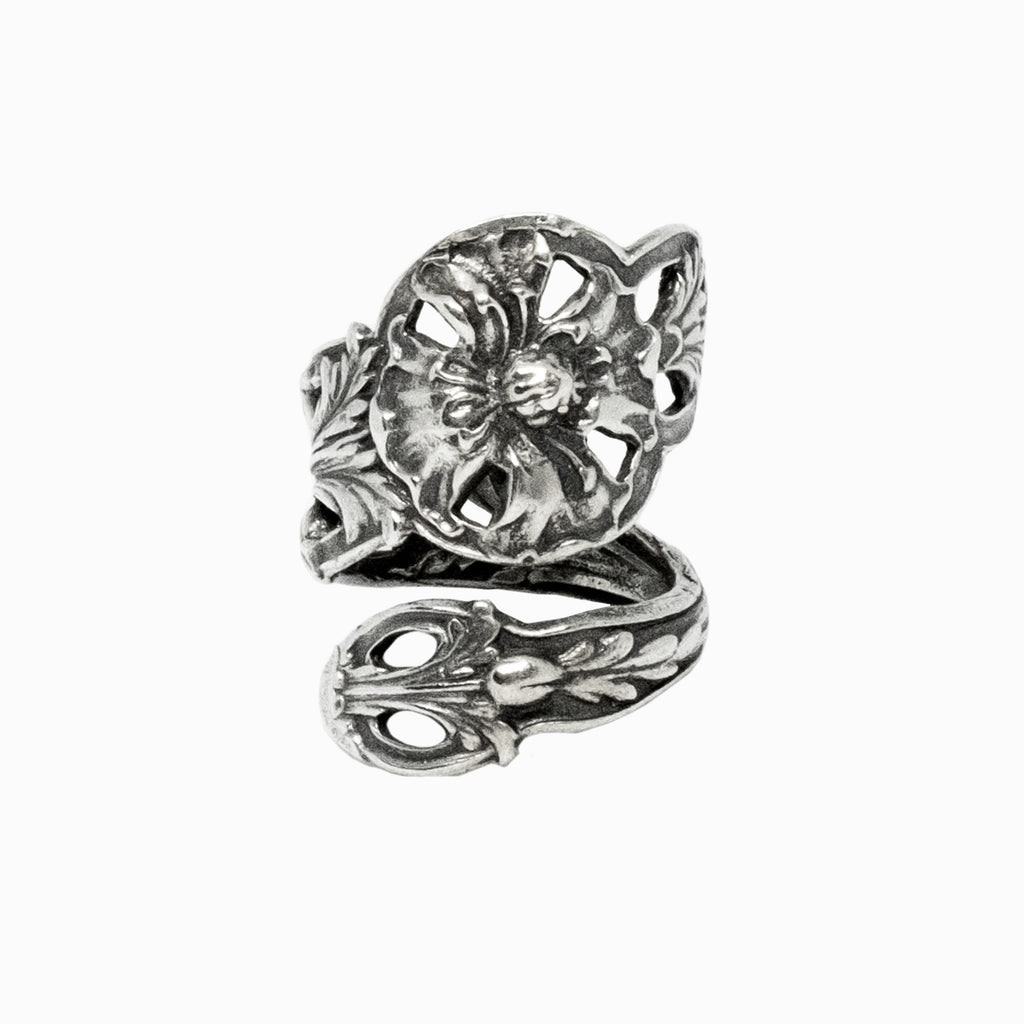 February Violet Spoon Ring