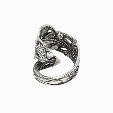 February Violet Spoon Ring