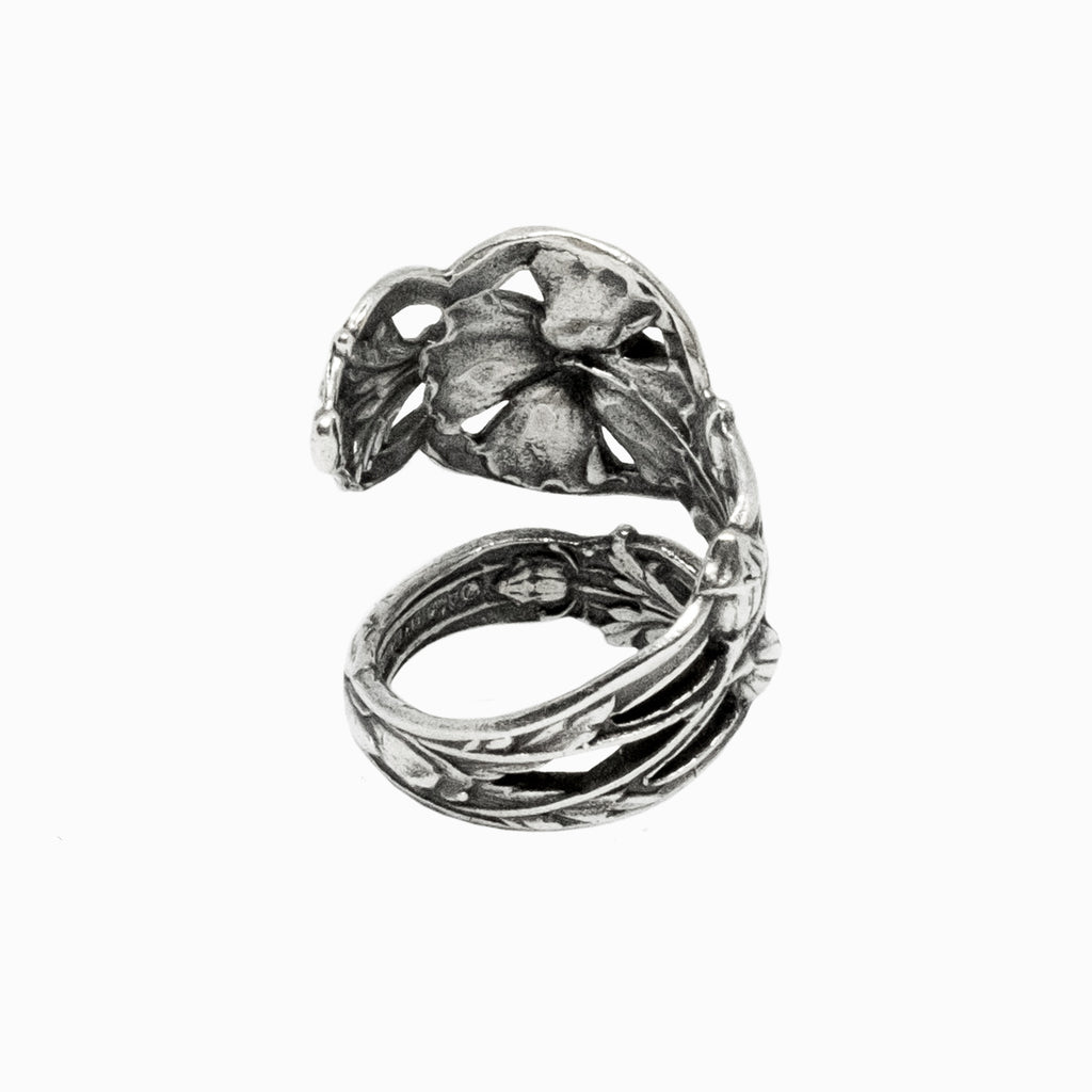February Violet Spoon Ring