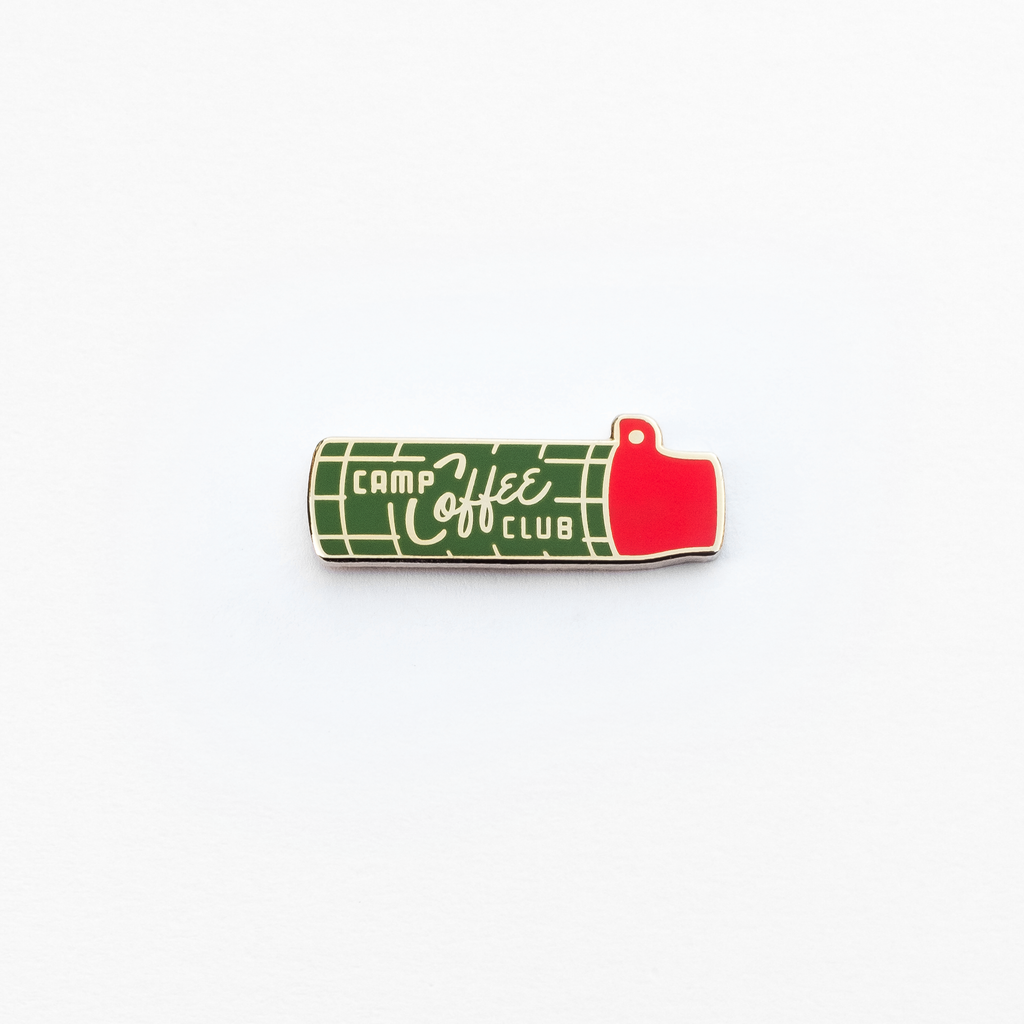 Camp Coffee Club Enamel Pin