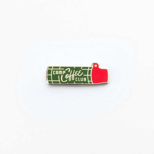 Camp Coffee Club Enamel Pin