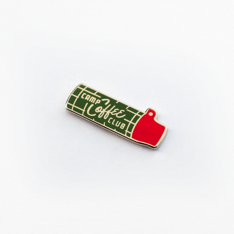 Camp Coffee Club Enamel Pin