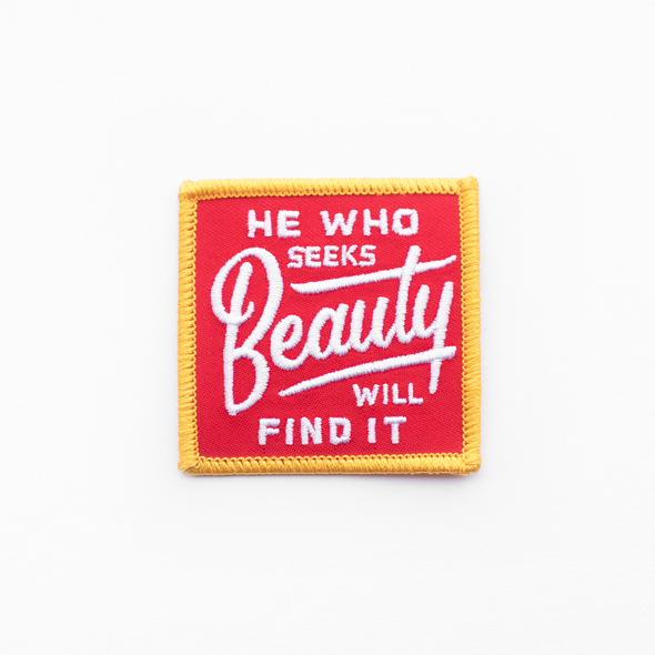 He Who Seeks Beauty Patch