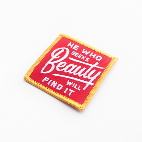 He Who Seeks Beauty Patch