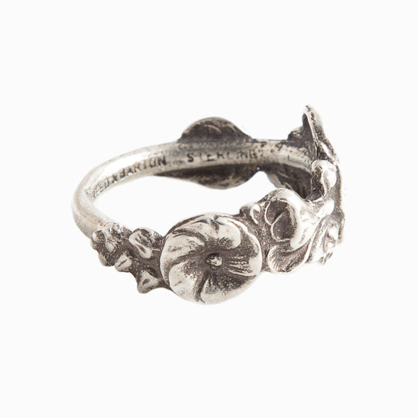 Hollyhock Spoon Ring