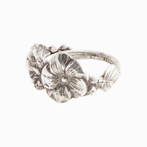 Hollyhock Spoon Ring