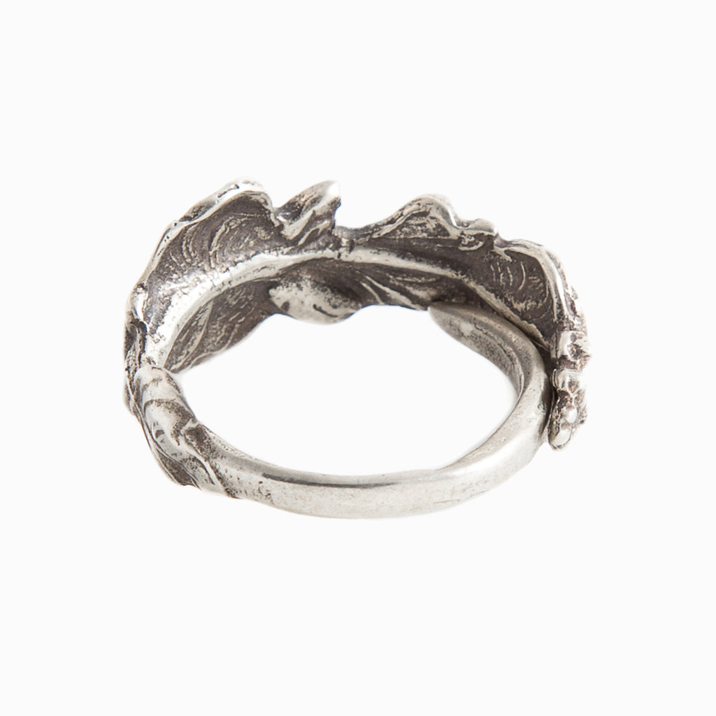 Hollyhock Spoon Ring