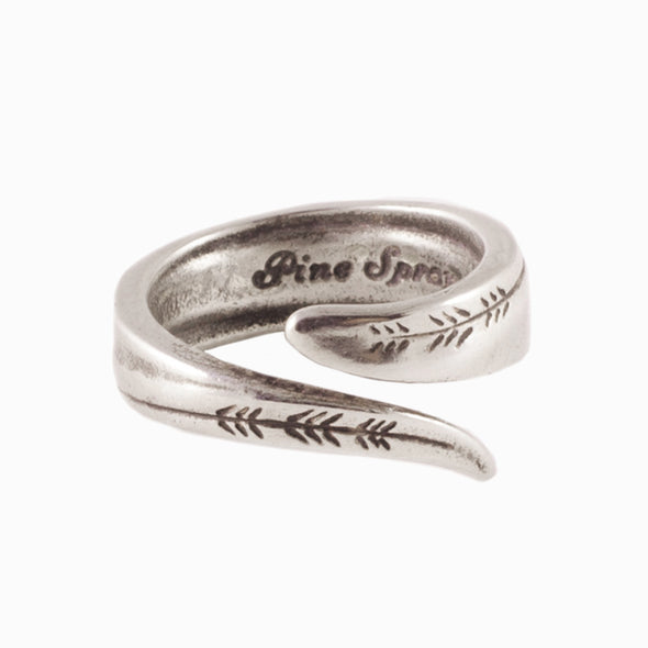 Pine Spray Spoon Ring