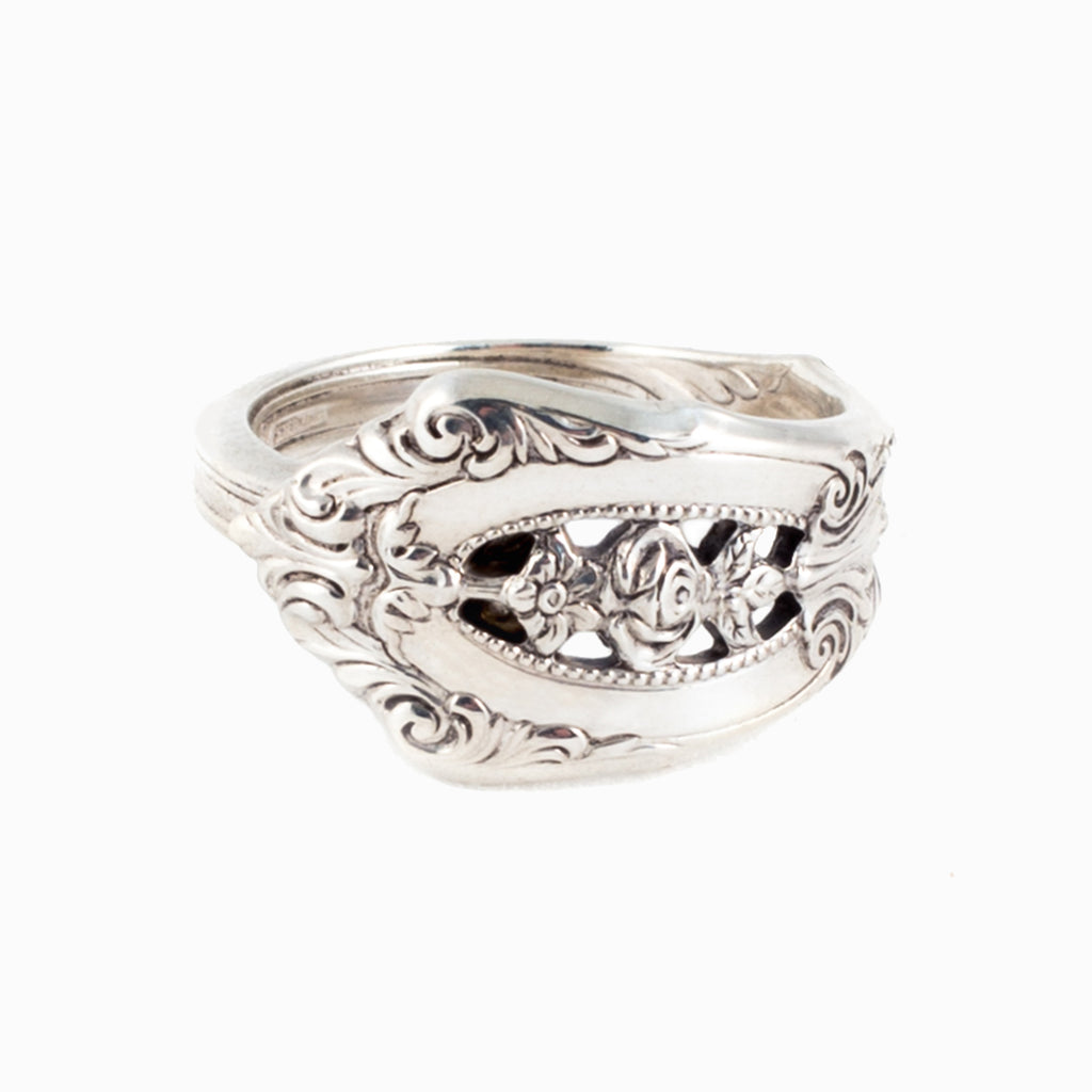 Rose Point Spoon Ring