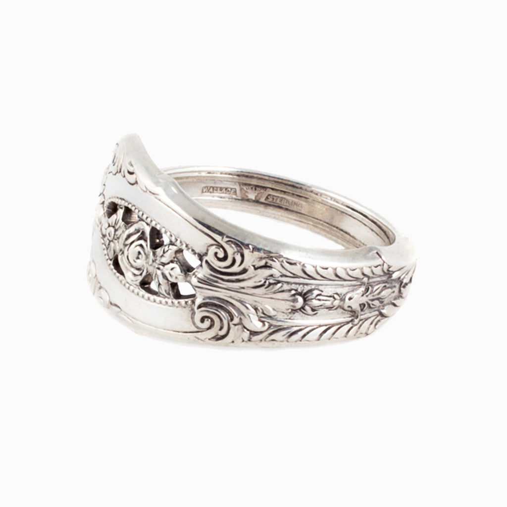Rose Point Spoon Ring