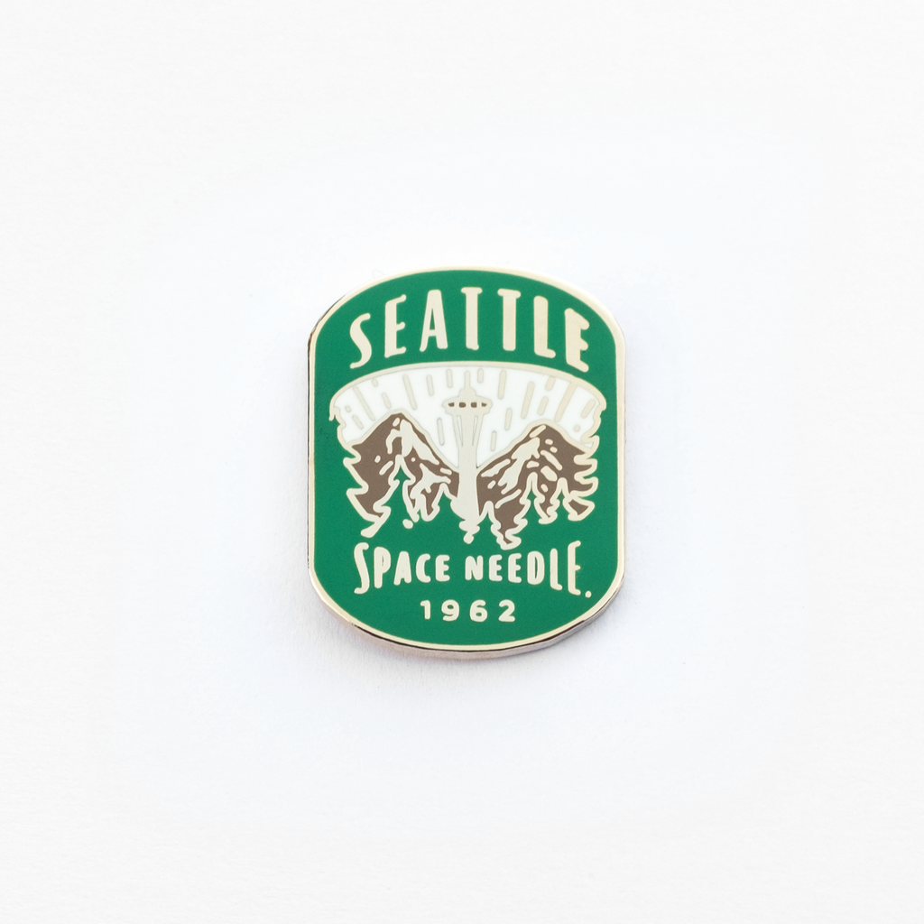 Space Needle Enamel Pin