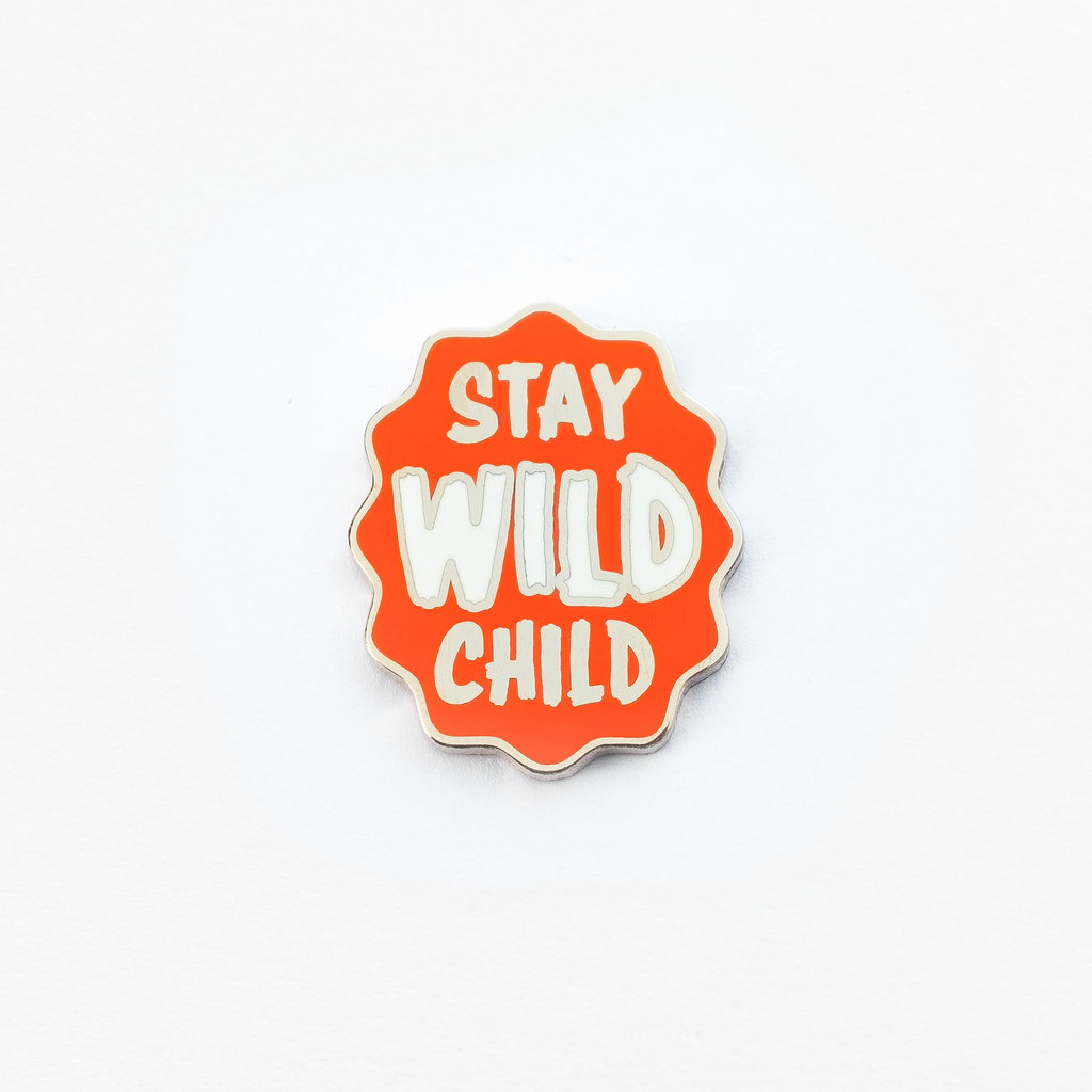 Stay Wild Child Enamel Pin