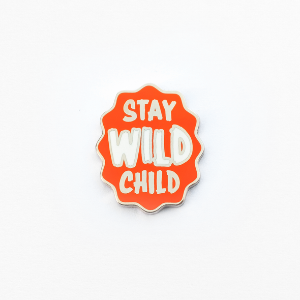 Stay Wild Child Enamel Pin