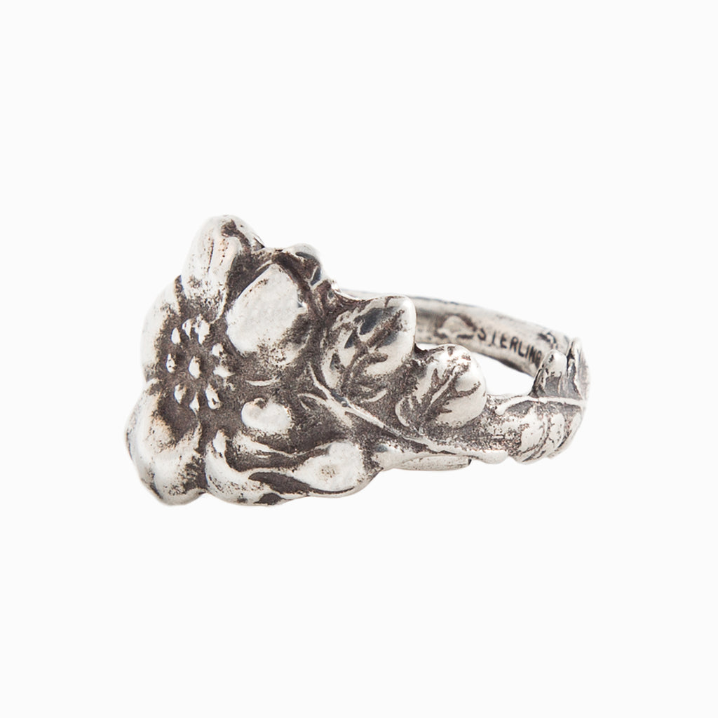 Wild Rose Spoon Ring